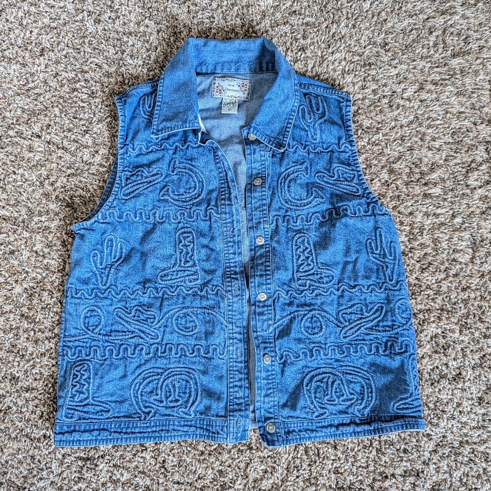 New Directions Denim Vest